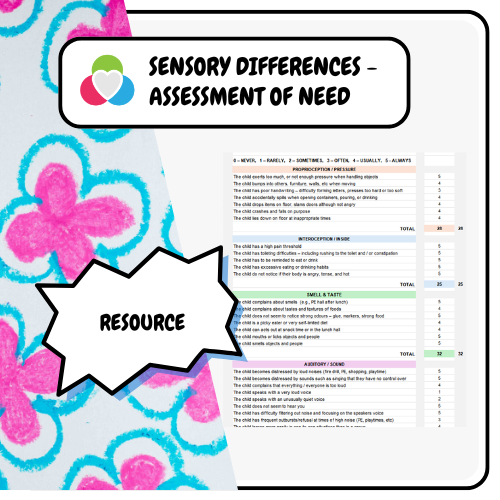 Exploring Sensory Differences & Assessment of Need
